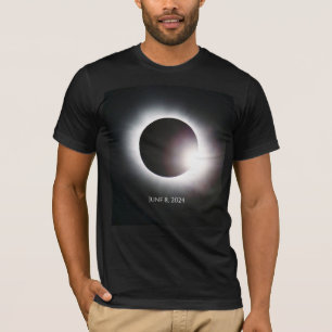 Total solar eclipse April 8th 2024 moon sun T-Shirt