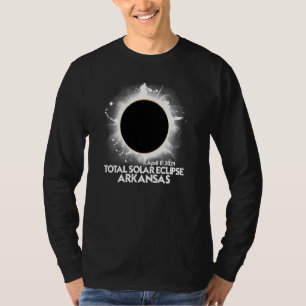 Total Solar Eclipse Arkansas 2024 American Totalit T-Shirt