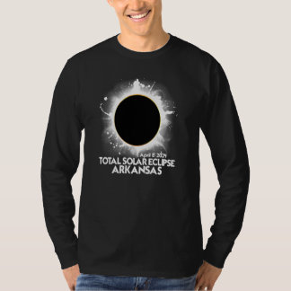 Total Solar Eclipse Arkansas 2024 American Totalit T-Shirt