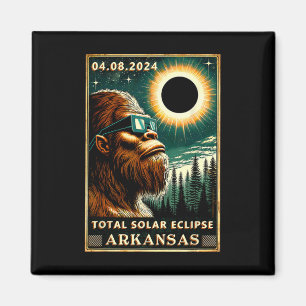 Total Solar Eclipse Arkansas - Bigfoot Eclipse Gle Magnet