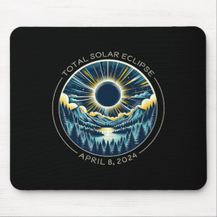 Total Solar Eclipse Artsy Totality Sky With April Mouse Mat