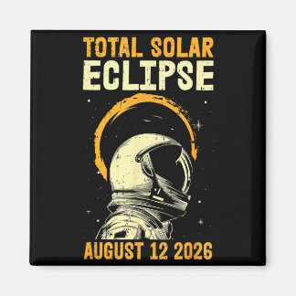 Total Solar Eclipse August 12 2026 Art Magnet