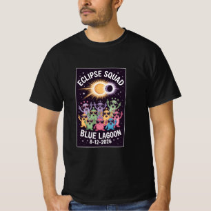 Total Solar Eclipse August 12,2026 Blue Lagoon Tee