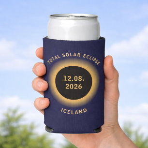 Total Solar Eclipse August 12 2026 Iceland Seltzer Can Cooler