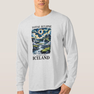 Total Solar Eclipse August 12,2026 Iceland T-Shirt