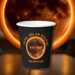 Total Solar Eclipse August 12 2026 Paper Cups<br><div class="desc">Total Solar Eclipse 2026 Paper Cups – Sip in Celestial Style! Celebrate the Total Solar Eclipse on August 12, 2026 with these fun, themed paper cups! Perfect for eclipse parties, stargazing gatherings, or astronomy-themed events, these cups are both practical and collectible, letting your guests enjoy a beverage while commemorating this...</div>