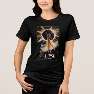TOTAL SOLAR ECLIPSE AUGUST 12,2026 Tri-Blend SHIRT
