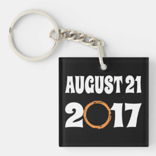 Total Solar Eclipse August 21 2017 Key Ring
