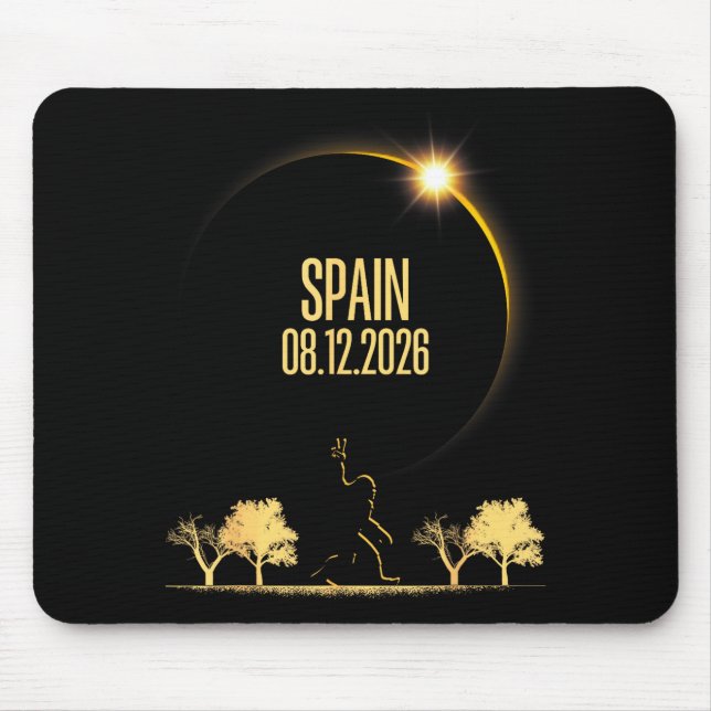 Total Solar Eclipse Bigfoot 08 Mouse Mat (Front)