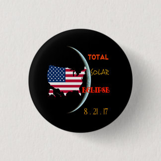 Total Solar Eclipse Buttons Aug 21ST USA