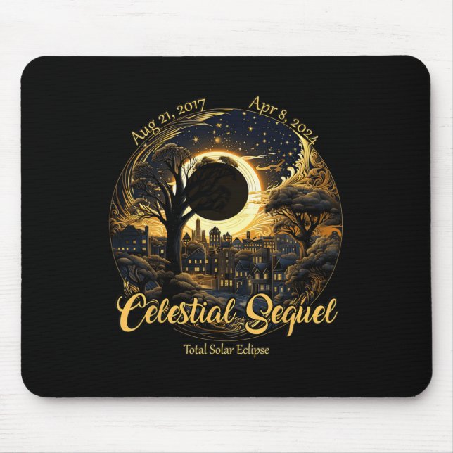 Total Solar Eclipse Celestial Sequel 2017 Totality Mouse Mat (Front)