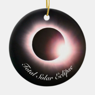 Total Solar Eclipse Ceramic Tree Decoration