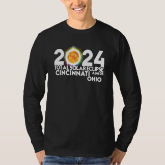 Total Solar Eclipse Cincinnati OHIO April 8 2024 T T-Shirt