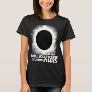 Total Solar Eclipse Cincinnati Ohio April 8 2024 T T-Shirt