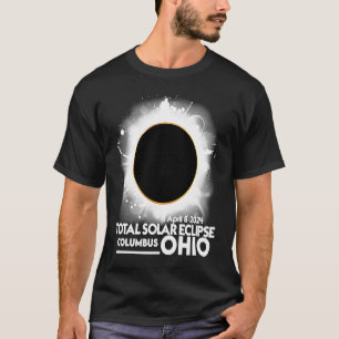 Total Solar Eclipse Columbus OHIO April 8 2024 Tot T-Shirt
