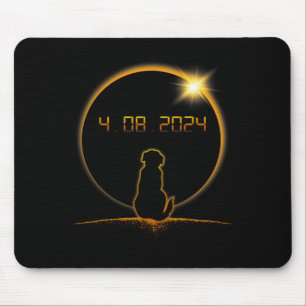 Total Solar Eclipse Dog Mouse Mat