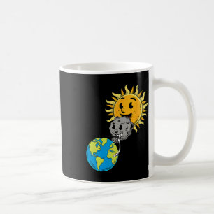 Total Solar Eclipse Earth Moon Sun Photobomb Lover Coffee Mug