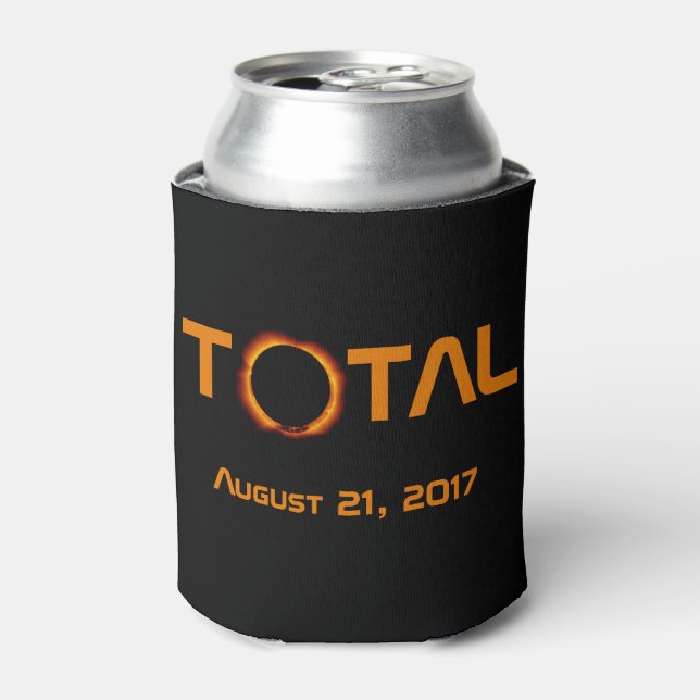 Total Solar Eclipse Event Can Cooler (Can Front)
