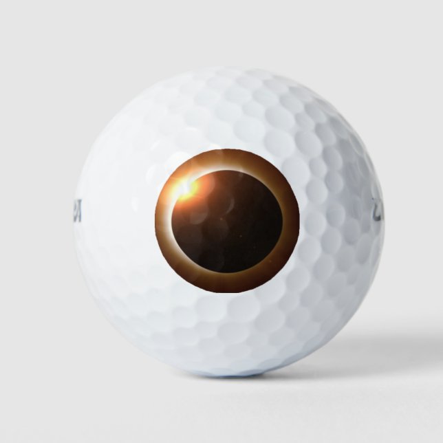 Total Solar Eclipse Golf Balls (Front)