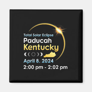 Total Solar Eclipse In Paducah Kentucky On April 0 Magnet