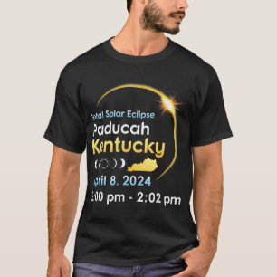 Total Solar Eclipse In Paducah Kentucky On April 0 T-Shirt