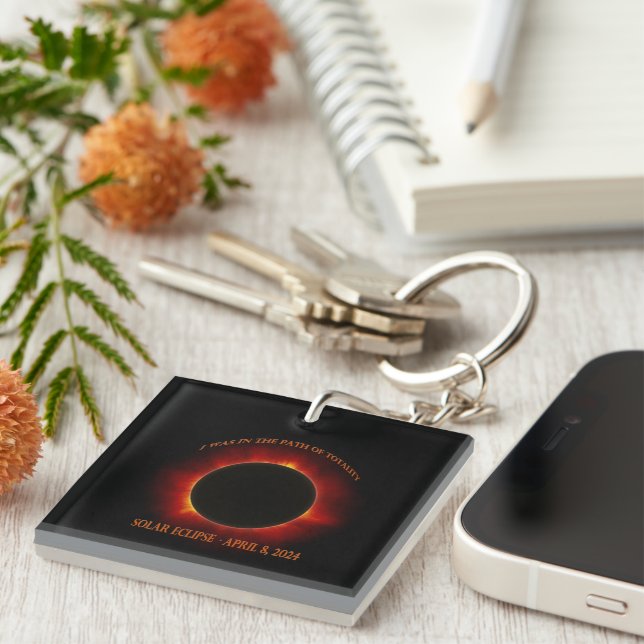 Total Solar Eclipse Key Ring (Front Right)