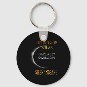 Total Solar Eclipse Key Ring