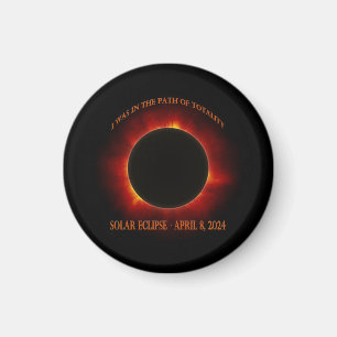 Total Solar Eclipse Magnet