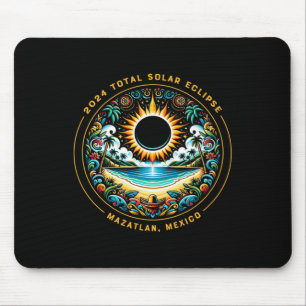 Total Solar Eclipse Mazatlan Mexico - Mexican Beac Mouse Mat