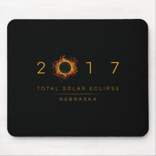 Total Solar Eclipse Nebraska 2017 Mouse Mat