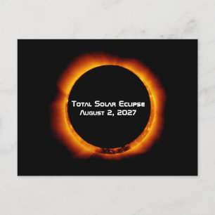 Total Solar Eclipse of the Century 2027 Postcard