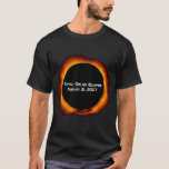 Total Solar Eclipse of the Century 2027 T-Shirt<br><div class="desc">A total solar eclipse will be visible on Monday, August 2, 2027 starting over the eastern Atlantic Ocean, cross between Spain and Morocco and continue of parts of North Africa and the Middle East, with maximum length of totality near Luxor, Egypt. A partial solar eclipse will be visible in over...</div>