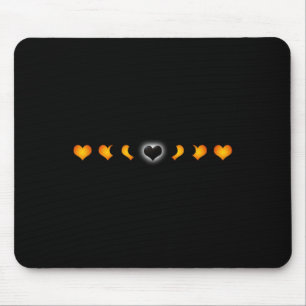 Total Solar Eclipse (of The Heart) T Shirt Mouse Mat