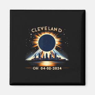 Total Solar Eclipse Oh April 08 2024 Cleveland Sol Magnet