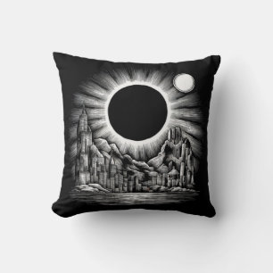 TOTAL SOLAR ECLIPSE OHIO APRIL CUSHION