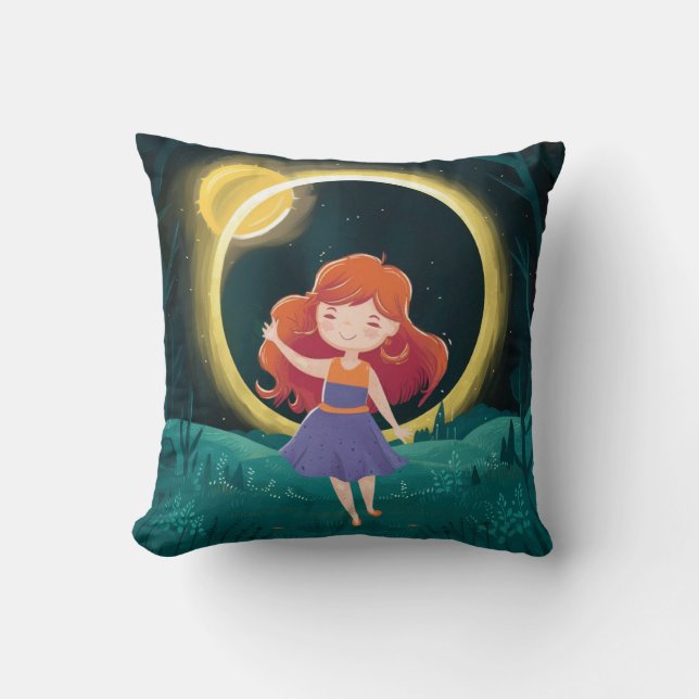 TOTAL SOLAR ECLIPSE OHIO APRIL CUSHION (Front)