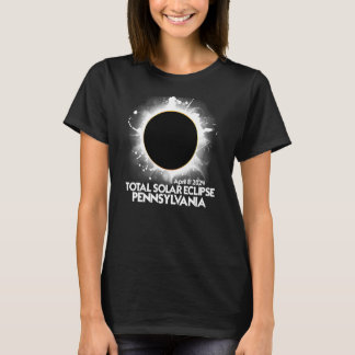 Total Solar Eclipse Pennsylvania 2024 American Tot T-Shirt
