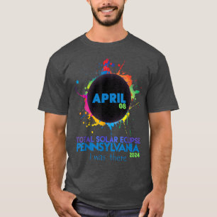 Total Solar Eclipse Pennsylvania 2024 Colourful To T-Shirt