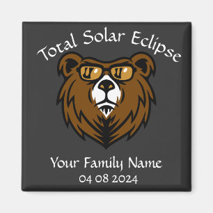 Total Solar Eclipse Personalise  Magnet