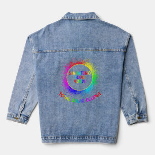 Total Solar Eclipse San Antonio Texas 4/28/24 Kids Denim Jacket