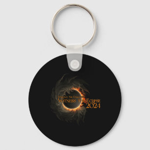 Total Solar Eclipse Shirt April 8 Embrace The Dark Key Ring