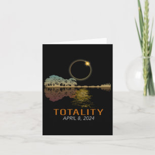 Total Solar Eclipse Shirt Totality Eclipse Guitar Card