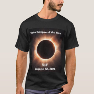 Total Solar Eclipse Spain August 12, 2026 T-Shirt