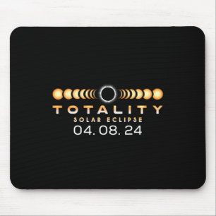 Total Solar Eclipse Spring 04. 08. 2024 Totality P Mouse Mat