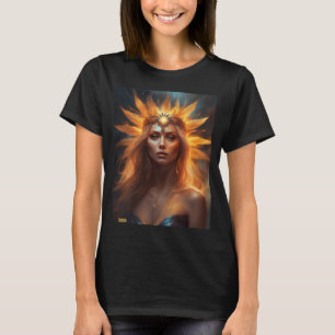 Total Solar Eclipse Sun Queen Add Text or Name T-Shirt