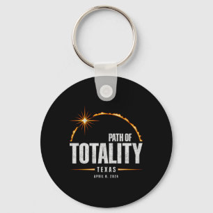 Total Solar Eclipse Texas - Total Eclipse 2024  Key Ring