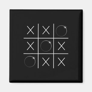 Total Solar Eclipse Tic Tac Toe 04.08.2024 Boys Gi Magnet