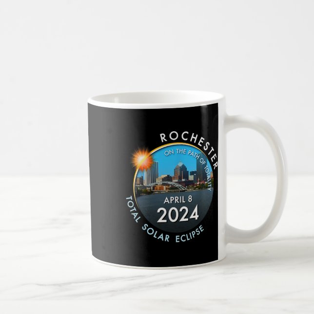 Total Solar Eclipse Totality Rochester New York 26 Coffee Mug (Right)