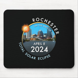 Total Solar Eclipse Totality Rochester New York 26 Mouse Mat