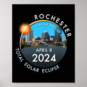 Total Solar Eclipse Totality Rochester New York 26 Poster